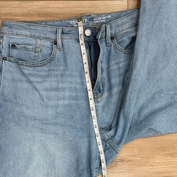 Torrid High-Rise Ankle Crop Classic Denim Jeans - Picture 6 of 8